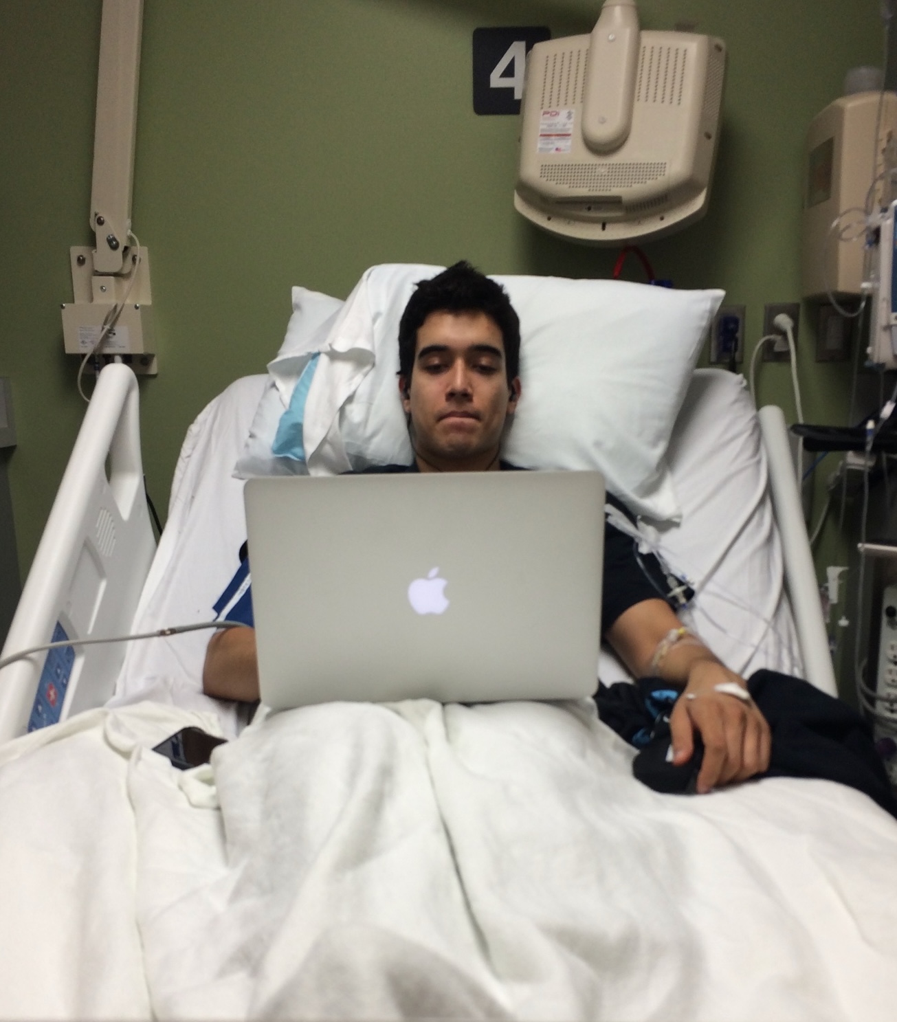 Kevin getting infusions